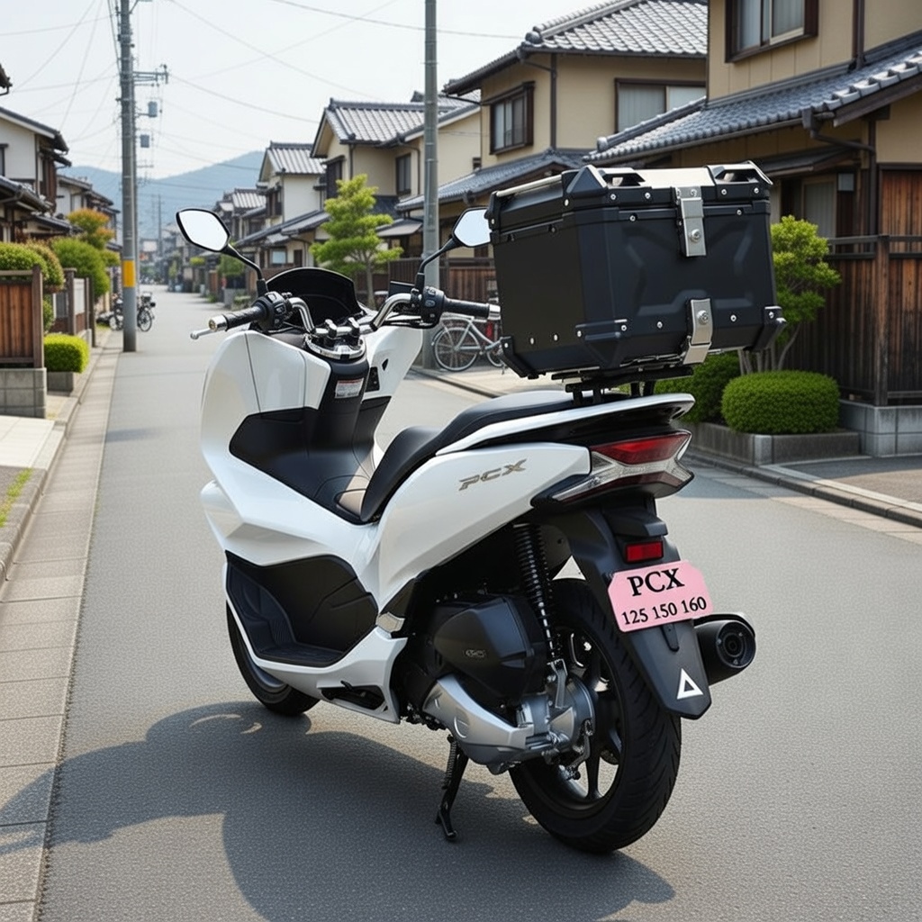 pcx リアボックス かっこいい